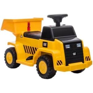 HOMCOM Elektro Kindertraktor mit Kipplaster gelb