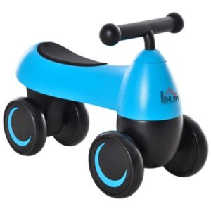 HOMCOM Rutschauto blau und schwarz