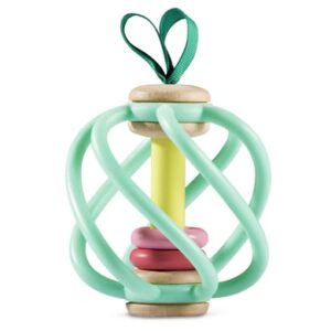 Hape Apple Griff Spielzeug Baby Holz Babyrassel Beißring Shaker Aktivität 3M