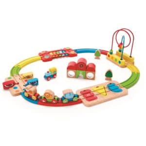 Hape Regenbogen-Puzzle-Eisenbahnset