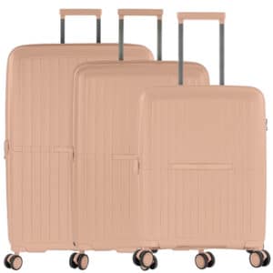 Heys AirLite - 4-Rollen-Trolley Set 3tlg. L/M/S erw. nude