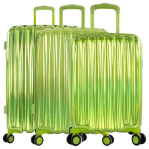 Heys Astro - 4-Rollen-Trolley Set 3tlg. L/M/S green