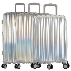 Heys Astro - 4-Rollen-Trolley Set 3tlg. L/M/S silver