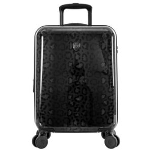 Heys Black Leopard - 4-Rollen-Kabinentrolley S 53 cm erw. black leopard