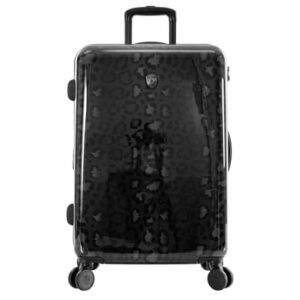 Heys Black Leopard - 4-Rollen-Trolley M 66 cm erw. black leopard