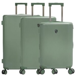 Heys Earth Tones - 4-Rollen-Trolley Set 3tlg. L/M/S erw. moss