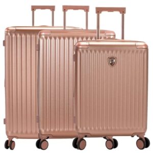 Heys Luxe - 4-Rollen-Trolley Set 3tlg. L/M/S erw. rose gold