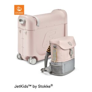 JETKIDS™ BY STOKKE® Aufsitzkoffer BedBox™ mit Crew BackPack™ Pink