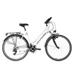 KS Cycling 28 Zoll Trekkingrad Damenfahrrad Metropolis 21 Gänge Multipositionslenker weiß