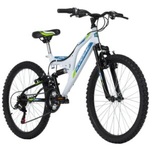 KS Cycling Kinder-Mountainbike 24'' Zodiac RH 38 cm Weiß-Grün