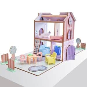 KidKraft® Cottage- Puppenhaus zum Spielen und Verstauen