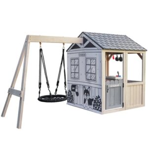 Kidkraft® Spielhaus mit Schaukel Savannah