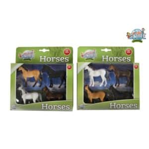 Kids Globe Farming Pferde Set