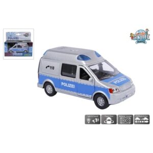 Kids Globe Farming Polizeiauto Die Cast mit Licht & Sound Blau