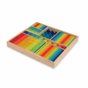 Kinderfeets® Holzbausteine - Regenbogen