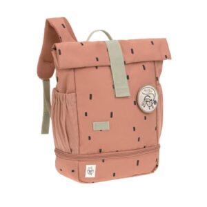 LÄSSIG Mini Rolltop Backpack Happy Prints caramel