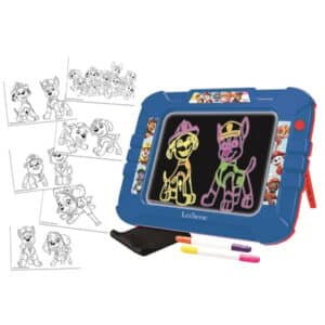 LEXIBOOK Beleuchtete Paw Patrol Neonzeichentafel mit Zubehör