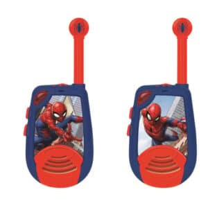 LEXIBOOK Spider-Man Walkie-Talkies bis zu 2km Reichweite mit Morse-Licht-Funktion und Gürtelclip