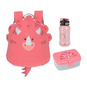 Lässig Kinderrucksack mit Brotdose & Trinkflasche About Friends pink