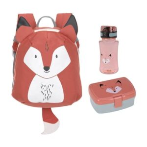 Lässig Kinderrucksack mit Brotdose & Trinkflasche About Friends rot