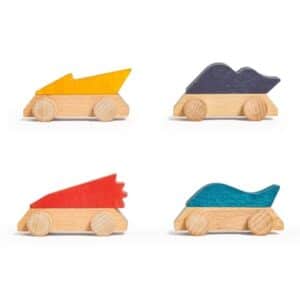 Montessori® Pack 4 Superwagen mehrfarbig