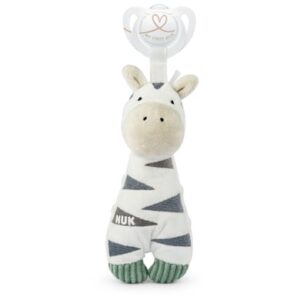 NUK Kuscheltier Little Friend Zebra mit Schnuller