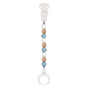Nattou Schnullerkette blau-weiss-beige