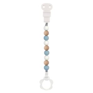 Nattou Schnullerkette blau-weiss-beige