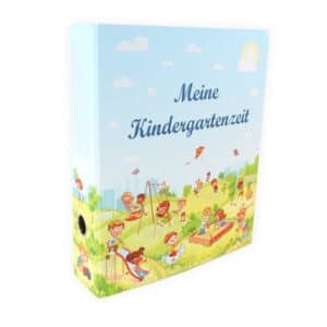 Nikima Ordner Kindergarten Portfolio Ordner Meine Kindergartenzeit bunt