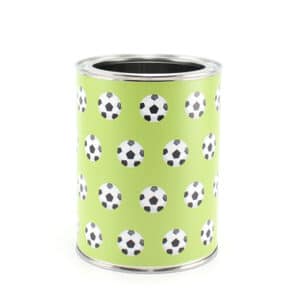 Nikima Stiftebecher Fußball grün - Kinder Stifteköcher Stiftehalter grün