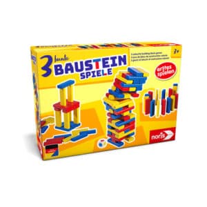 Noris 3 bunte Bausteinspiele