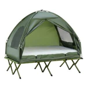 Outsunny Campingbett 4 in 1 Set grün