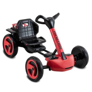 ROLLPLAY FLEX XL Go-Kart für Kinder zusammenklappbar bis zu 8 km/h Rot Rot