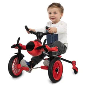 ROLLPLAY Flex Pedal Drifter Kinderfahrzeug / Tretfahrzeug zusammenklappbar Rot Rot