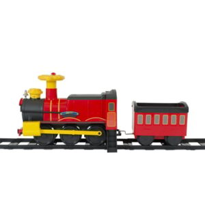 ROLLPLAY Steam Train Kinderfahrzeug mit Batterie / Eisenbahn Set