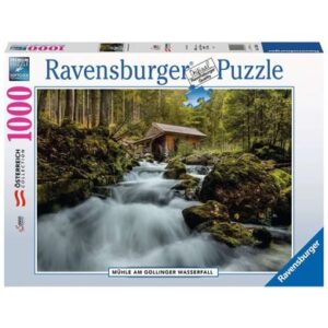 Ravensburger Mühle am Gollinger Wasserfall bunt