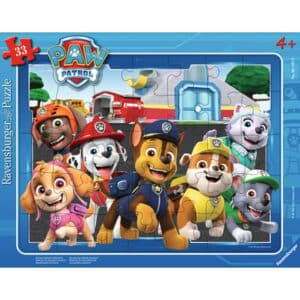 Ravensburger Rahmenpuzzle - Paw Patrol: Auf zum nächsten Abenteuer! 33 Teile