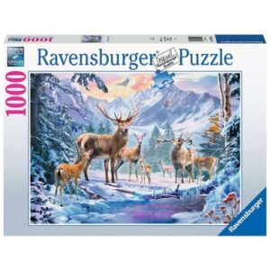 Ravensburger Rehe und Hirsche im Winter bunt