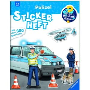 Ravensburger Wieso? Weshalb? Warum? Stickerheft Polizei