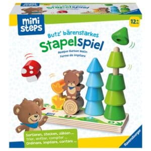 Ravensburger ministeps® Butz‘ bärenstarkes Stapelspiel