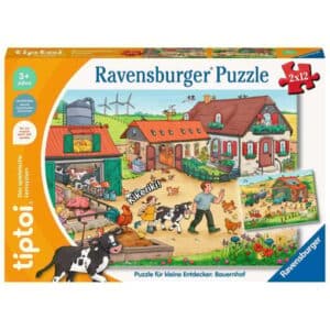 Ravensburger tiptoi® Puzzle für kleine Entdecker: Bauernhof bunt