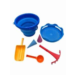 SCHILDKRÖT® 7-in-1 Sand Toys Falteimer-Set