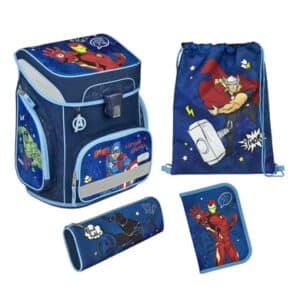 Scooli EasyFit Schulranzen - Set Avengers