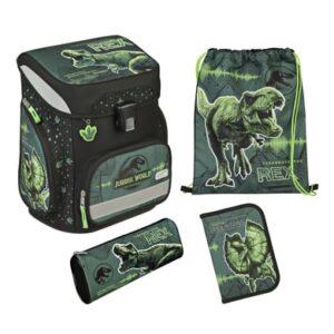 Scooli EasyFit Schulranzen - Set Jurassic World