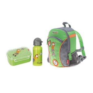 Sigikid Rucksack und Lunchset 3er Set grün