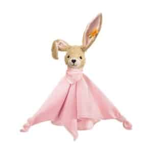 Steiff Hoppel Hase Schmusetuch 28 cm rosa