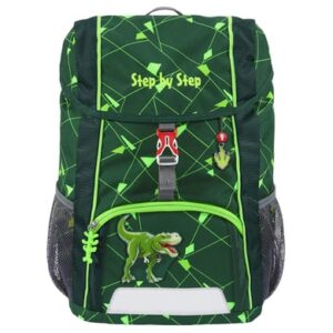 Step by Kid Shine Rucksack-Set 3 tlg. - inklusiv Sitzkissen 26 cm Dino Night Tyro