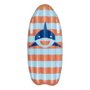 Swim Essentials Aufblasbares Surfboard Shark gestreift