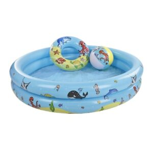 Swim Essentials Playpoolset - Baby pool + Beachball + Swim ring