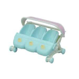 Sylvanian Families® Spielfiguren Drillings-Kinderwagen